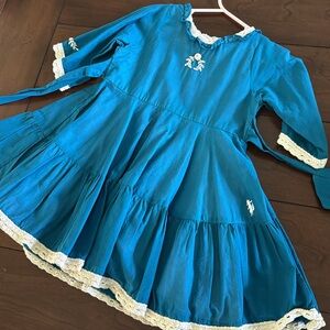 Well Dressed Wolf Peacock Blue Dress